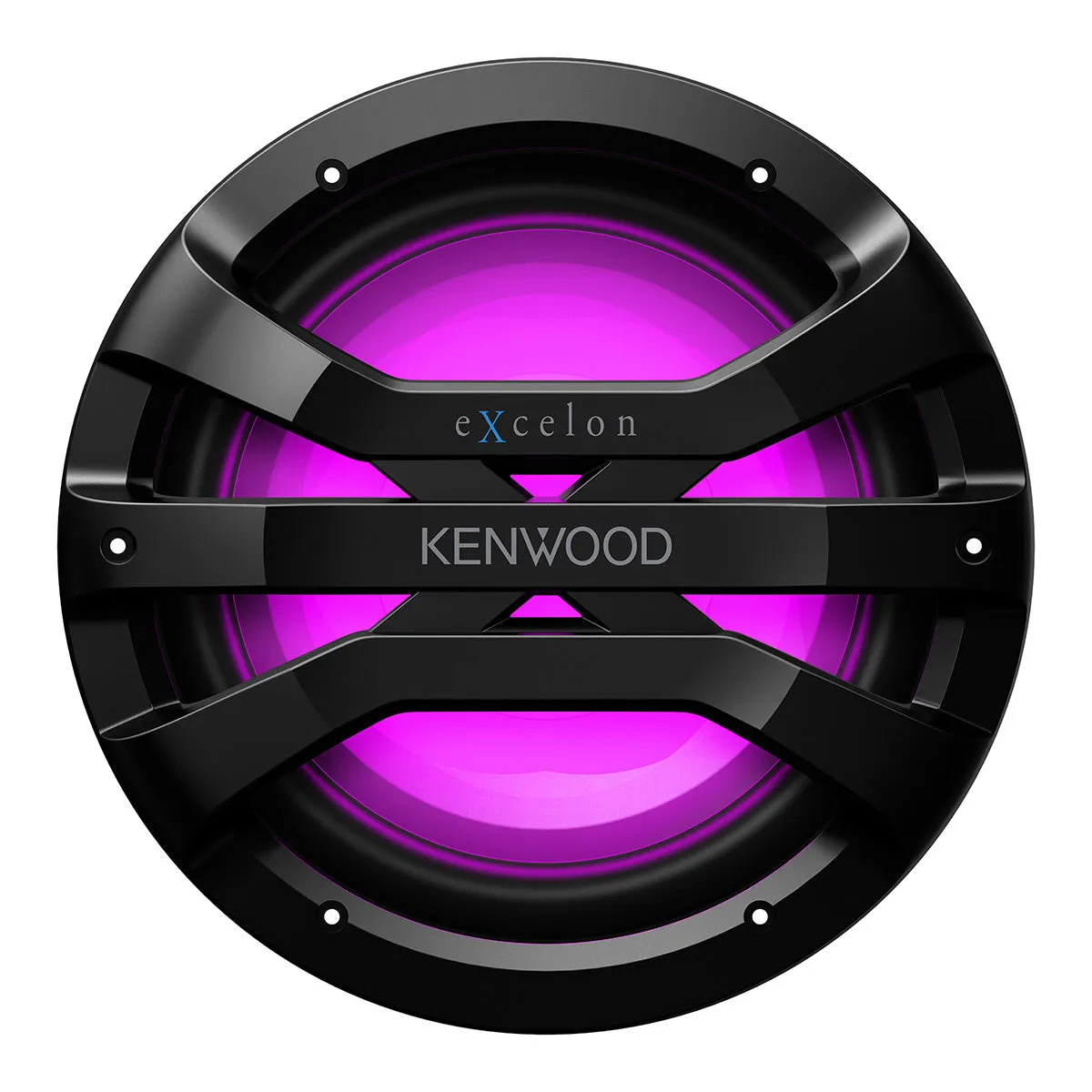 Kenwood XM1041BL eXcelon Motorsports 10" All-Weather Outdoor Subwoofer with Adjustable Lighting - Each (Black)