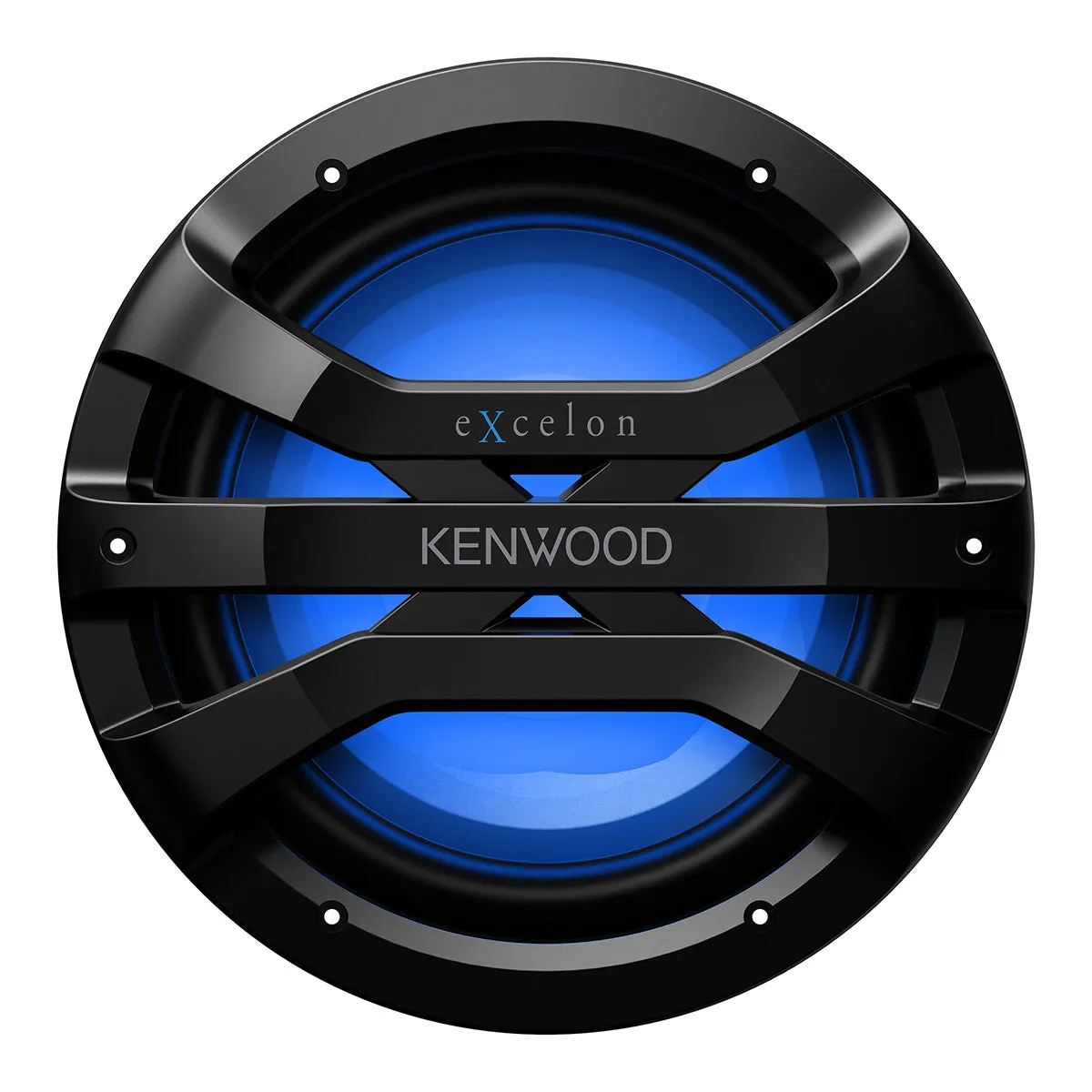 Kenwood XM1041BL eXcelon Motorsports 10" All-Weather Outdoor Subwoofer with Adjustable Lighting - Each (Black)