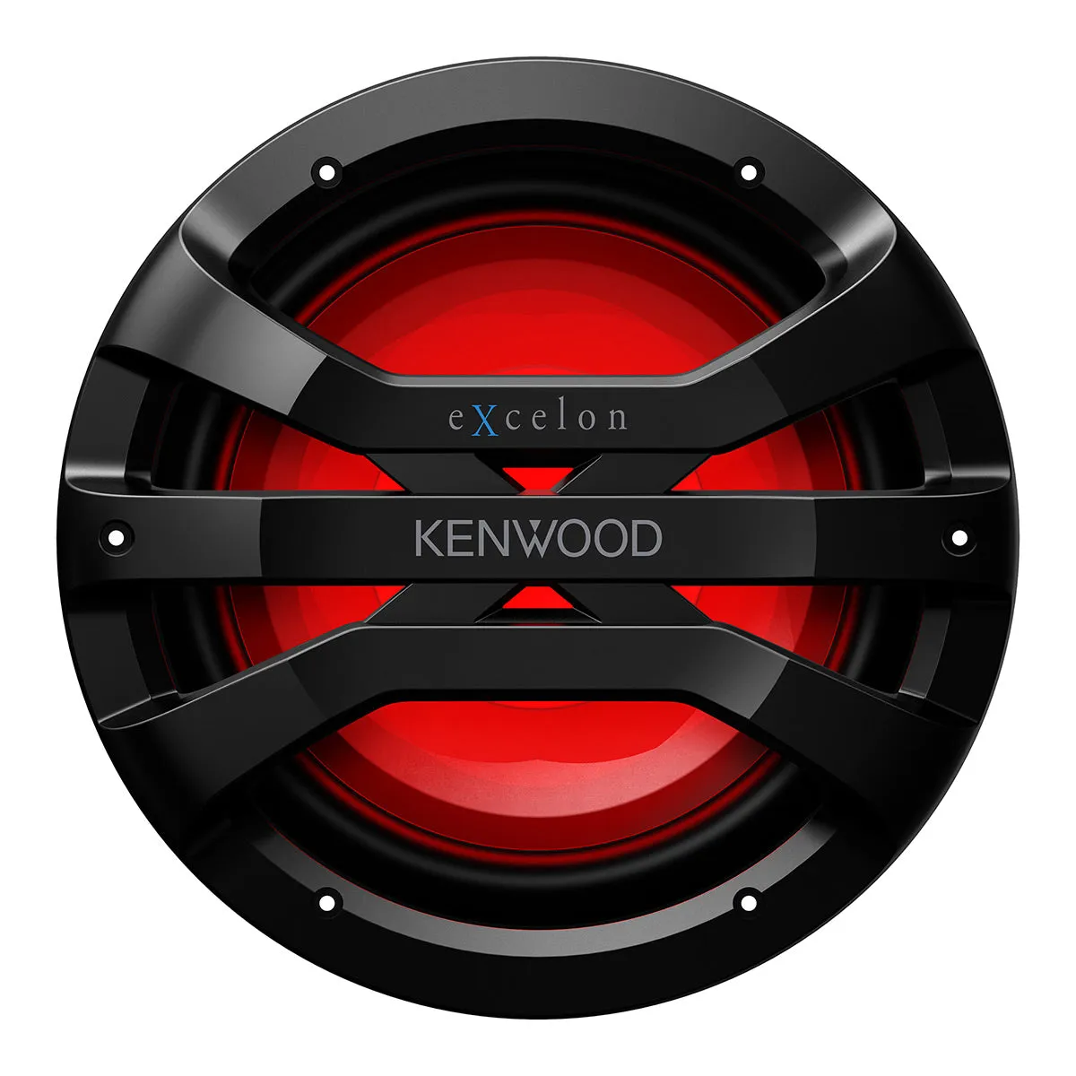 Kenwood XM1041BL eXcelon Motorsports 10" All-Weather Outdoor Subwoofer with Adjustable Lighting - Each (Black)