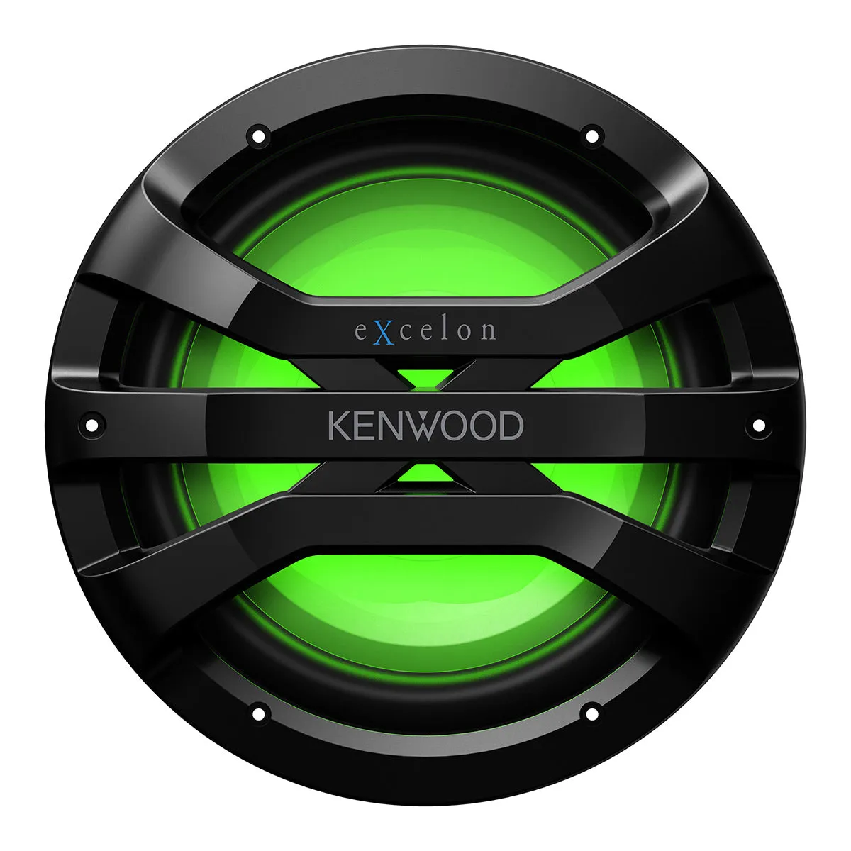 Kenwood XM1041BL eXcelon Motorsports 10" All-Weather Outdoor Subwoofer with Adjustable Lighting - Each (Black)