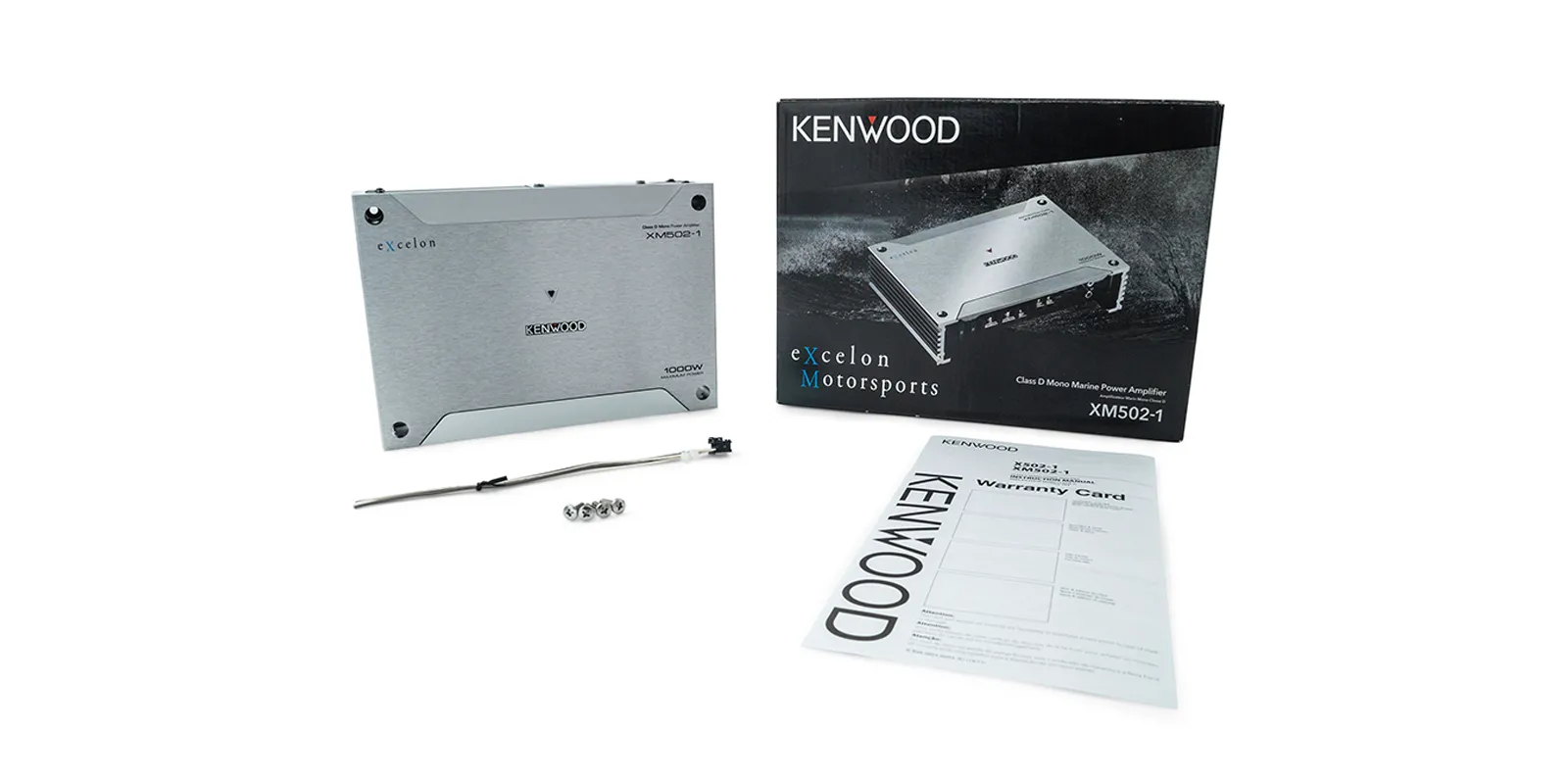Kenwood XM502-1 Excelon X-Series Mono Subwoofer Amplifier