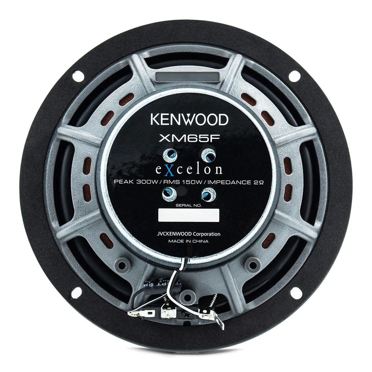 Kenwood XM65F 6.5" 2-Way Coaxial Speakers for Select 2014-Up Harley Motorcycles