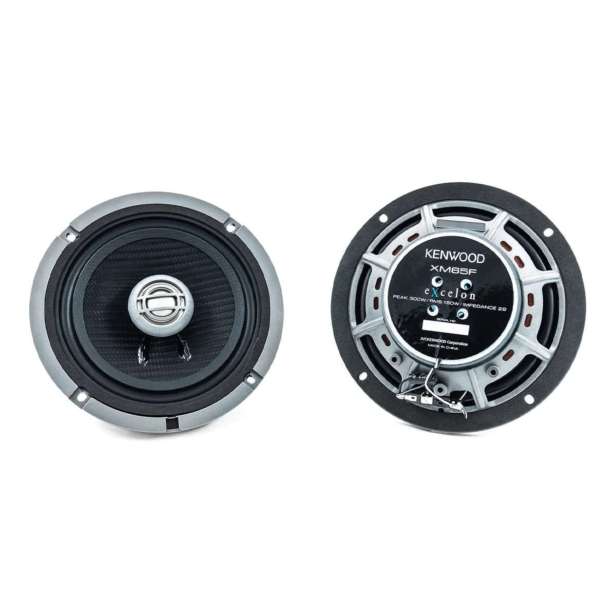 Kenwood XM65F 6.5" 2-Way Coaxial Speakers for Select 2014-Up Harley Motorcycles