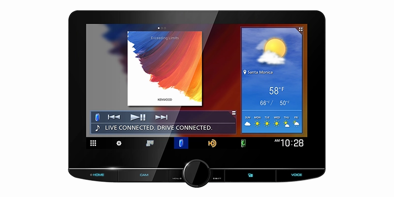 Kenwood DMX1057XR 10.1" Tablet style Floating panel Media player Kenwood Excelon