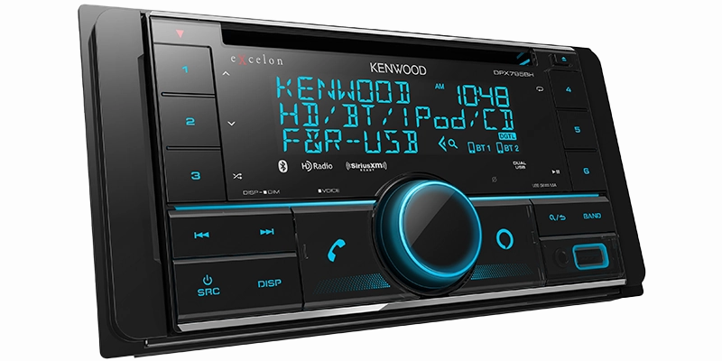 Kenwood DPX795BH Excelon 2-Din CD Receiver With Bluetooth & HD Radio