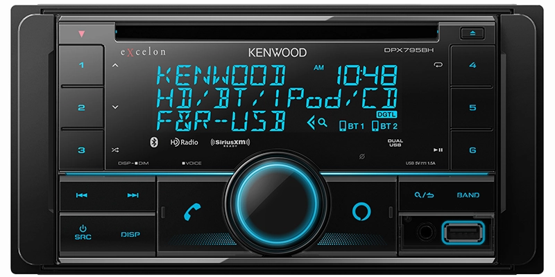 Kenwood DPX795BH Excelon 2-Din CD Receiver With Bluetooth & HD Radio