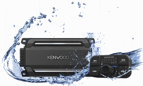 Kenwood KAC-M5024BT Waterproof 4 Channel 300W Micro Power Amp with Bluetooth Control