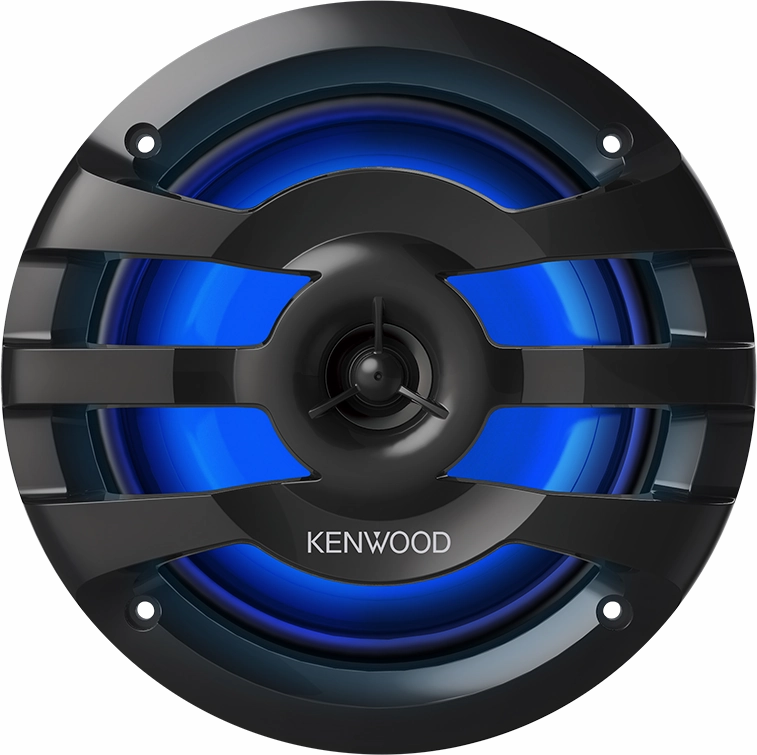 Kenwood KFC1673 6.5" Marine/Motorsport 2-Way Speakers With RGB Lighting