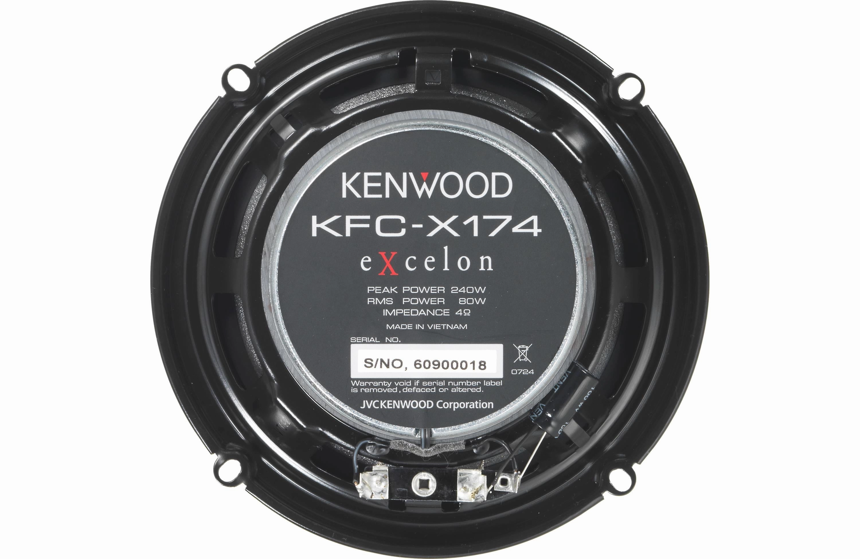 Kenwood KFC-X174 eXcelon 6-1/2 2-Way Speaker