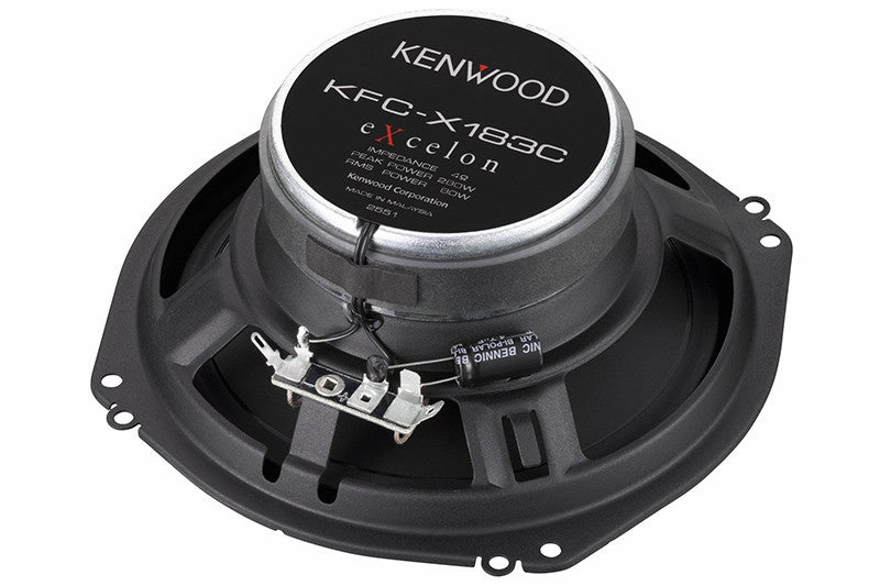Kenwood KFC-X183C 7" eXcelon Oversized Custom Fit 2-way Speaker System