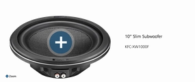 Kenwood KFC-XW1000F 10" Slim Subwoofer