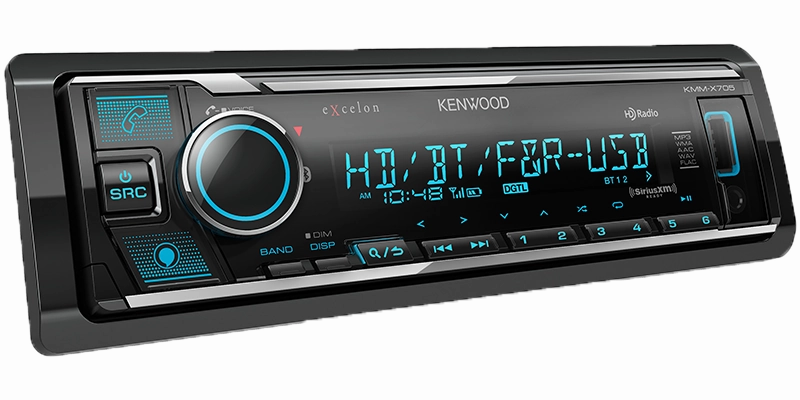 Kenwood KMM-X705 HD Radio/F&R USB