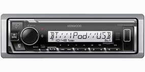 Kenwood KMR-M332BT Marine/Motorsports Digital Media Receiver with Bluetooth