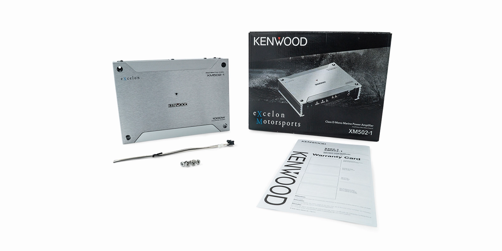 Kenwood XM502-1 Excelon X-Series Mono Subwoofer Amplifier