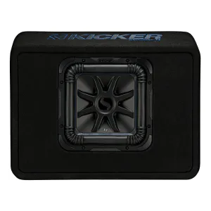 Kicker 44TL7S102 10" L7S 600-Watt Truck-Style 2-Ohm Subwoofer Enclosure