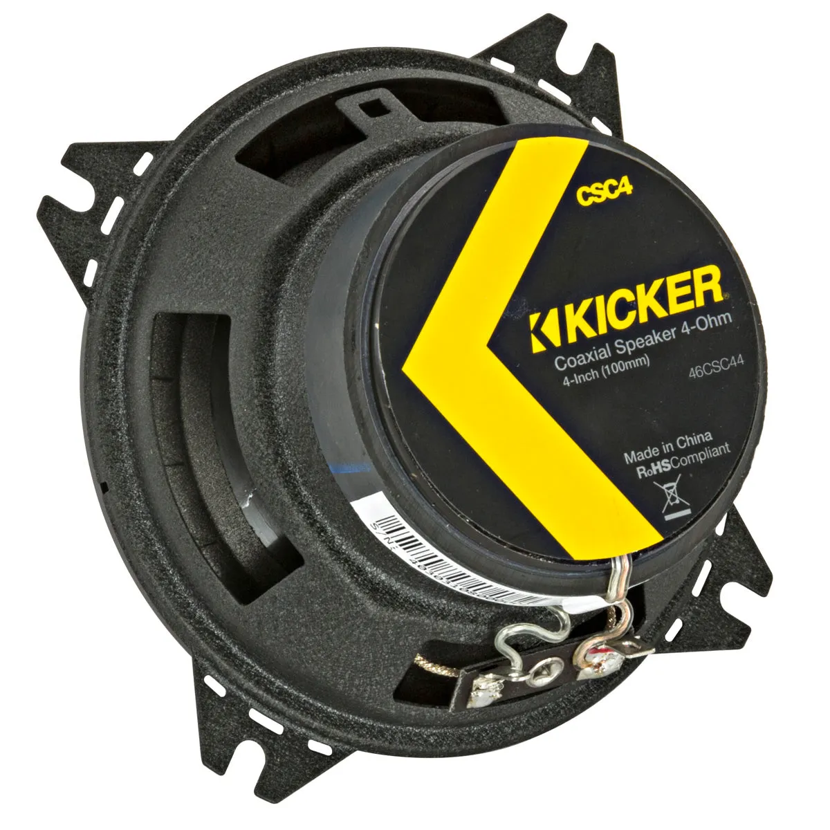 Kicker 46CSC44 CS-Series 4" 2-Way Coaxial Speakers