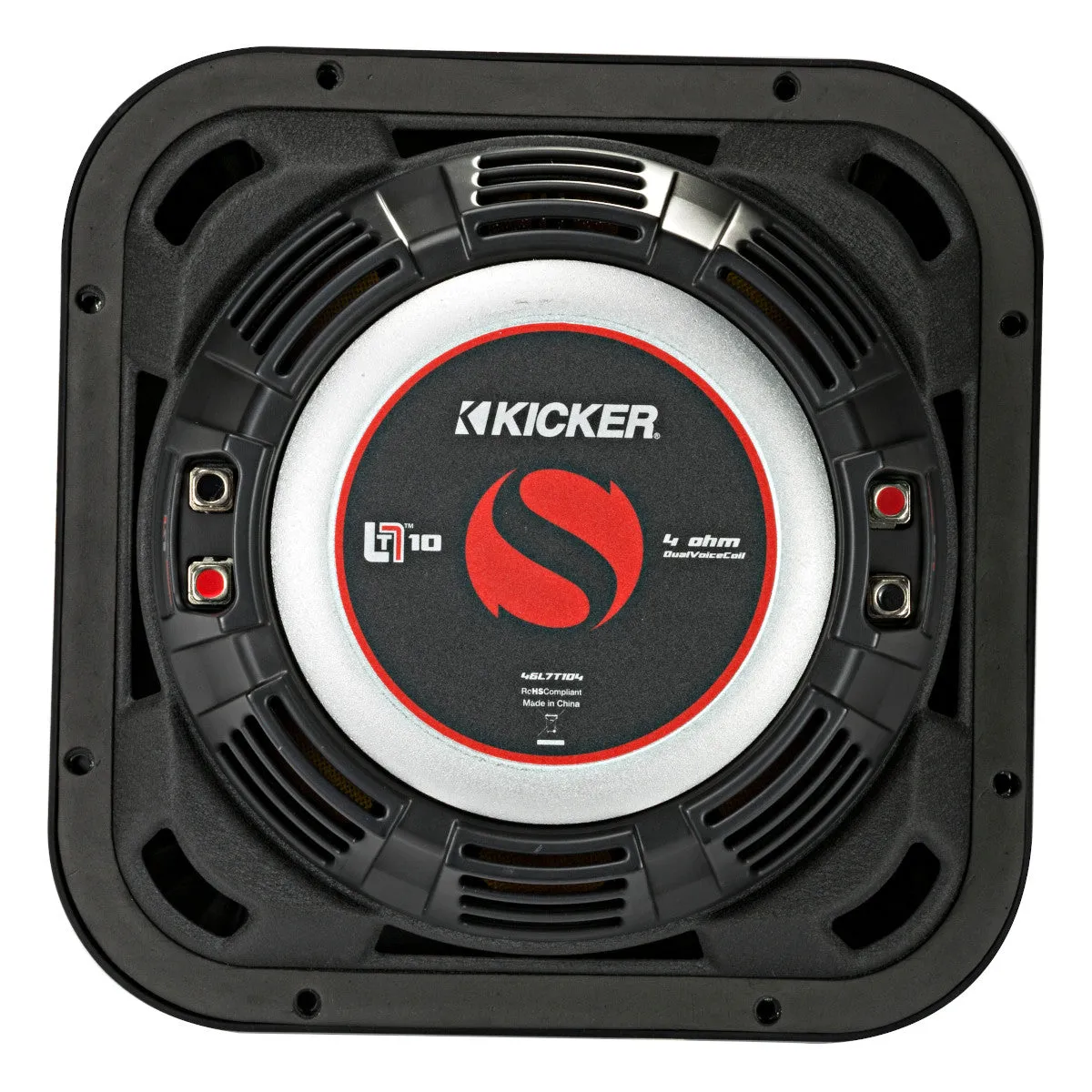 Kicker 46L7T102 10" 2-Ohm Solo-Baric L7T Shallow-Mount Subwoofer