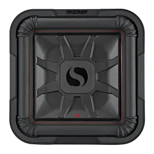 Kicker 46L7T122 12" Solo-Baric L7T Shallow-Mount Dual 2-Ohm Voice Coil Subwoofer