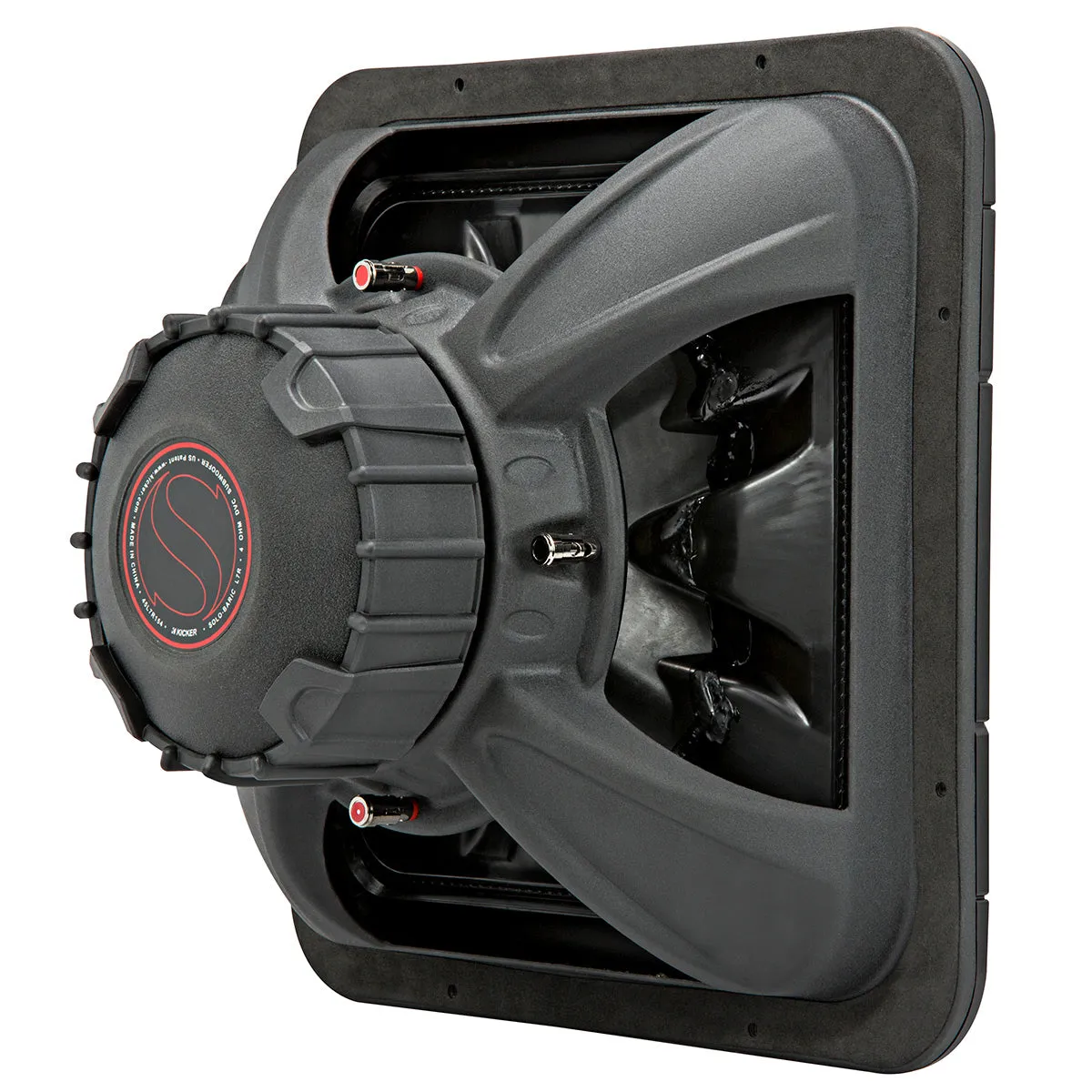 Kicker 46L7T124 12" Solo-Baric L7T Shallow-Mount Dual 4-Ohm Voice Coil Subwoofer
