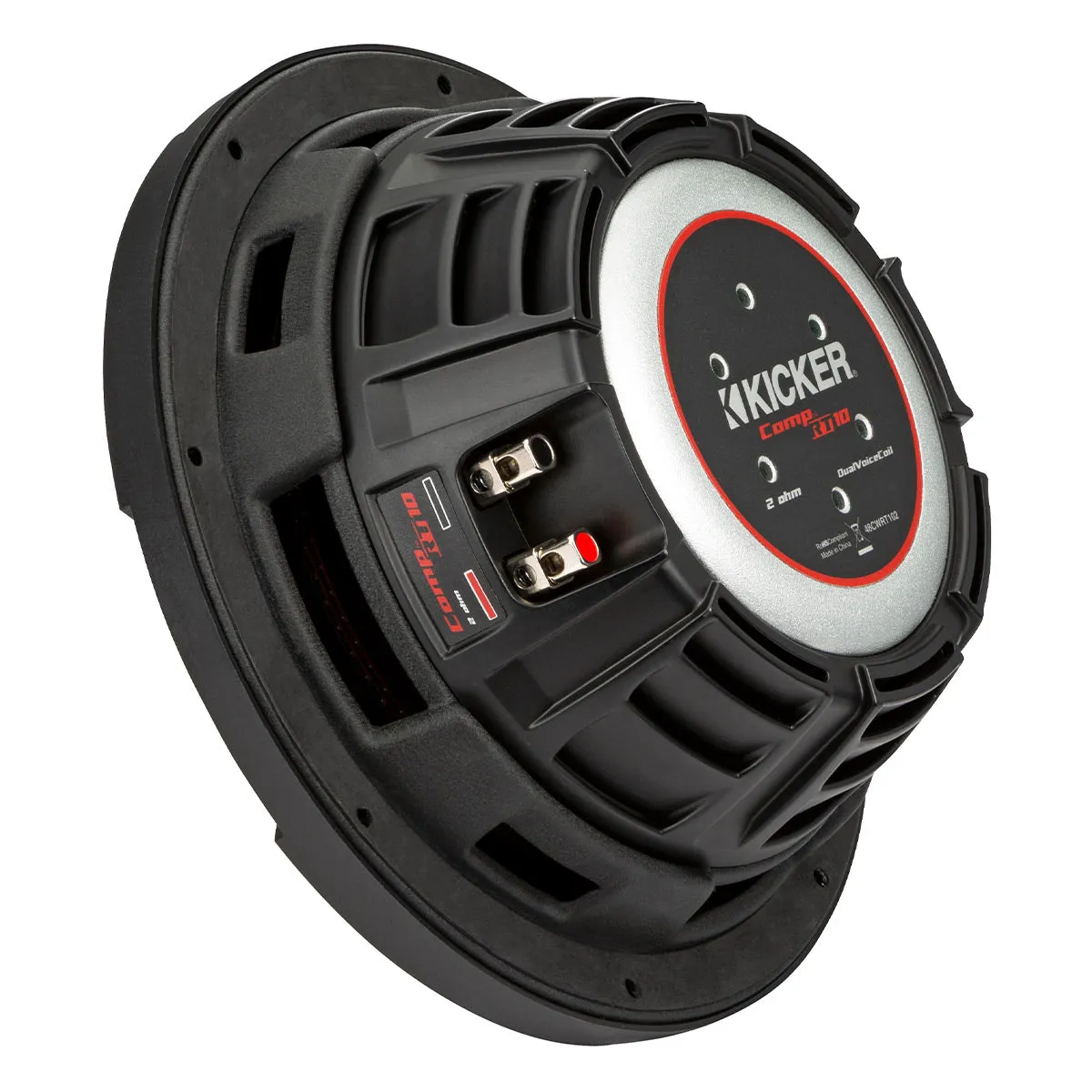 Kicker 48CWR104 CompR 10" 4-Ohm DVC Subwoofer