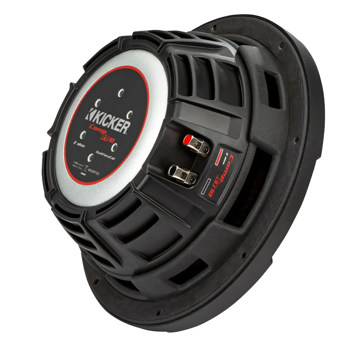 Kicker 48CWR104 CompR 10" 4-Ohm DVC Subwoofer