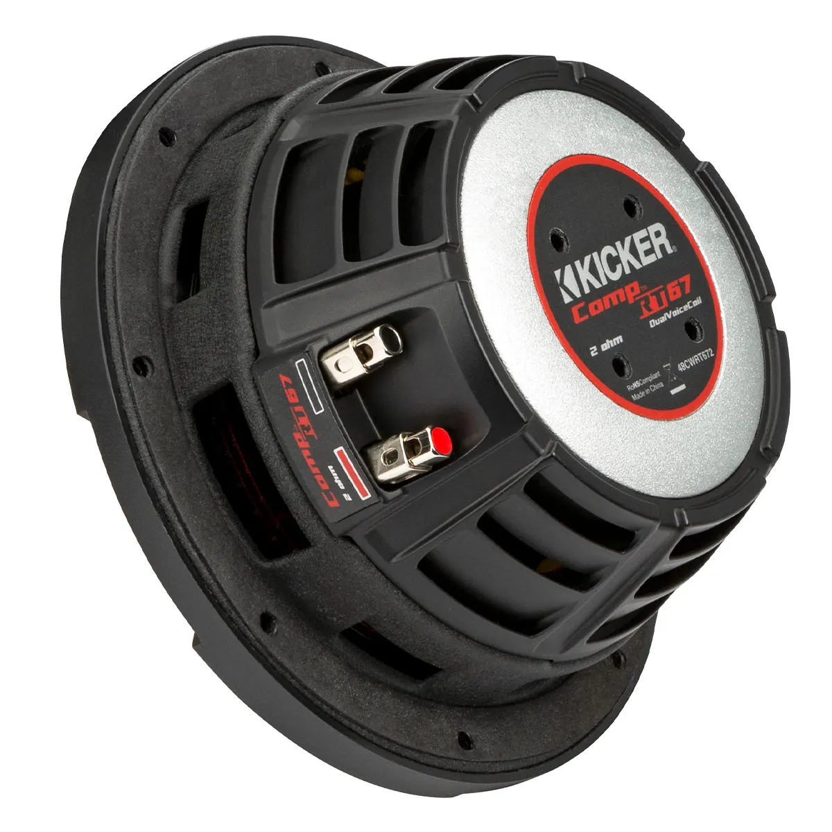 Kicker 48CWRT672 CompRT 6.75" 2-Ohm DVC Subwoofer