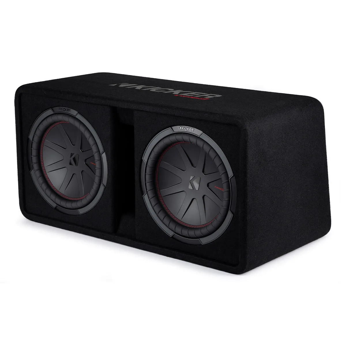Kicker 48DCWR122 CompR Loaded Dual 12" Subwoofer Enclosure