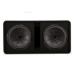 Kicker 48DCWR122 CompR Loaded Dual 12" Subwoofer Enclosure