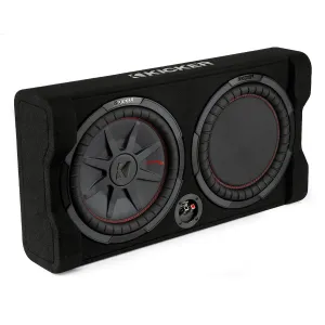 Kicker 48TRTP122 Down-Firing 12" CompRT 2-Ohm Subwoofer Enclosure
