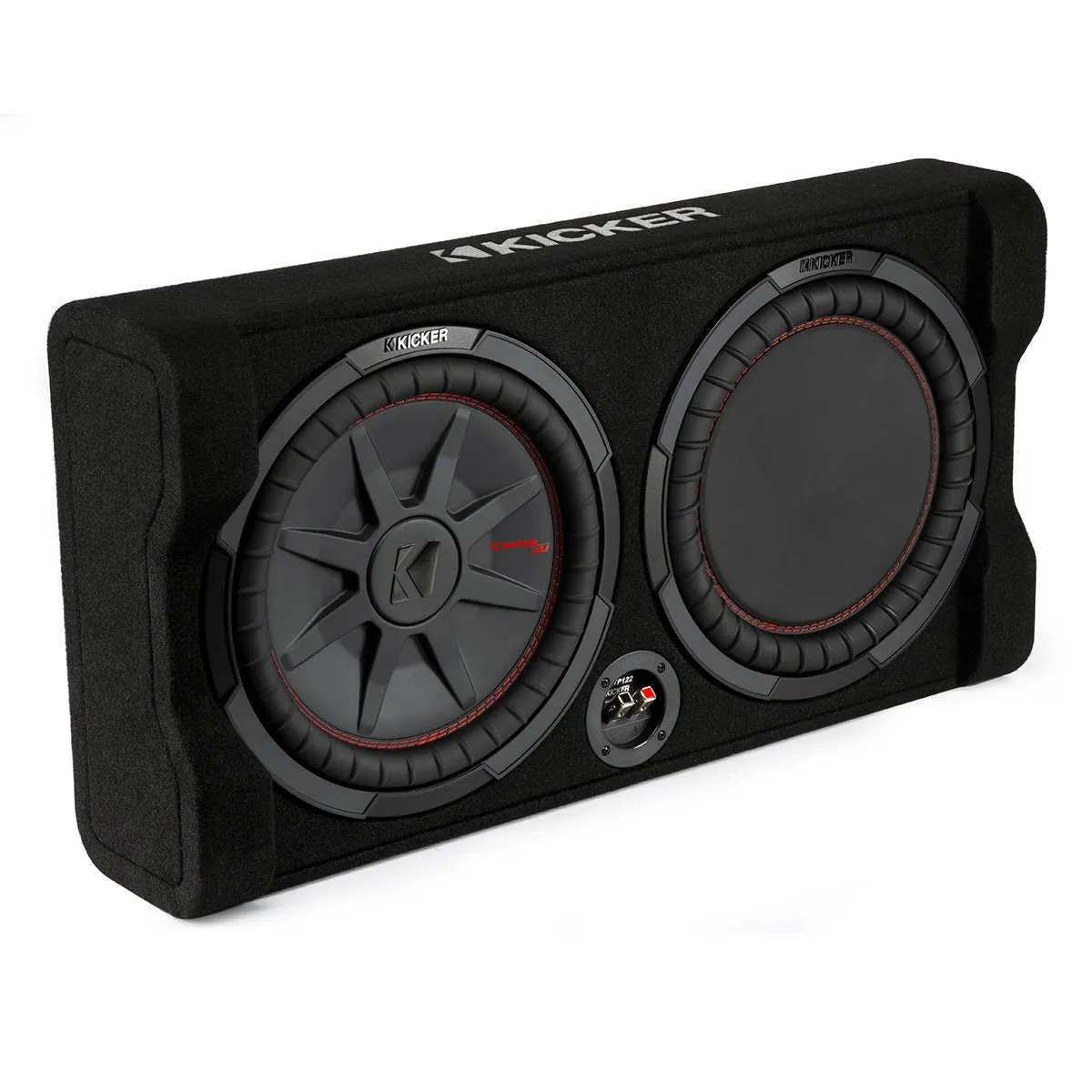 Kicker 48TRTP122 Down-Firing 12" CompRT 2-Ohm Subwoofer Enclosure
