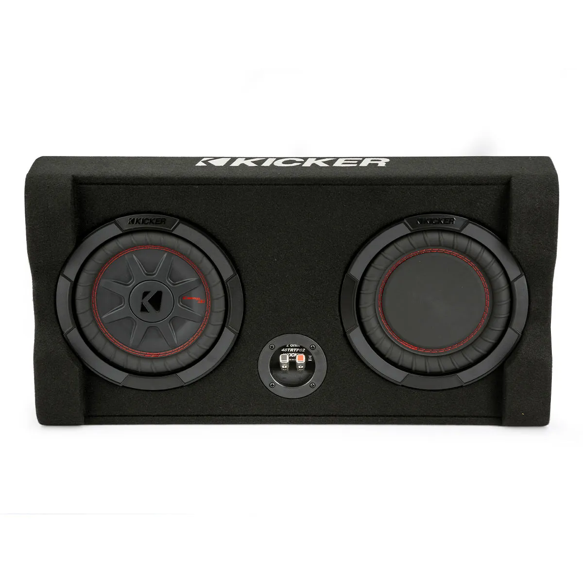 Kicker 48TRTP82 Down-Firing 8" CompRT 2-Ohm Subwoofer Enclosure