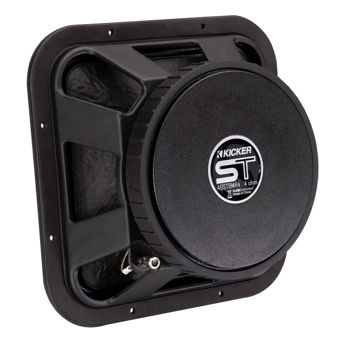 Kicker 49ST9MR4 9" Street Series Square Midrange 4 Ohm Speakers - Pair