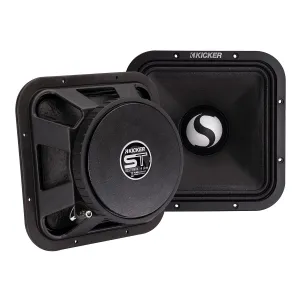 Kicker 49ST9MR4 9" Street Series Square Midrange 4 Ohm Speakers - Pair