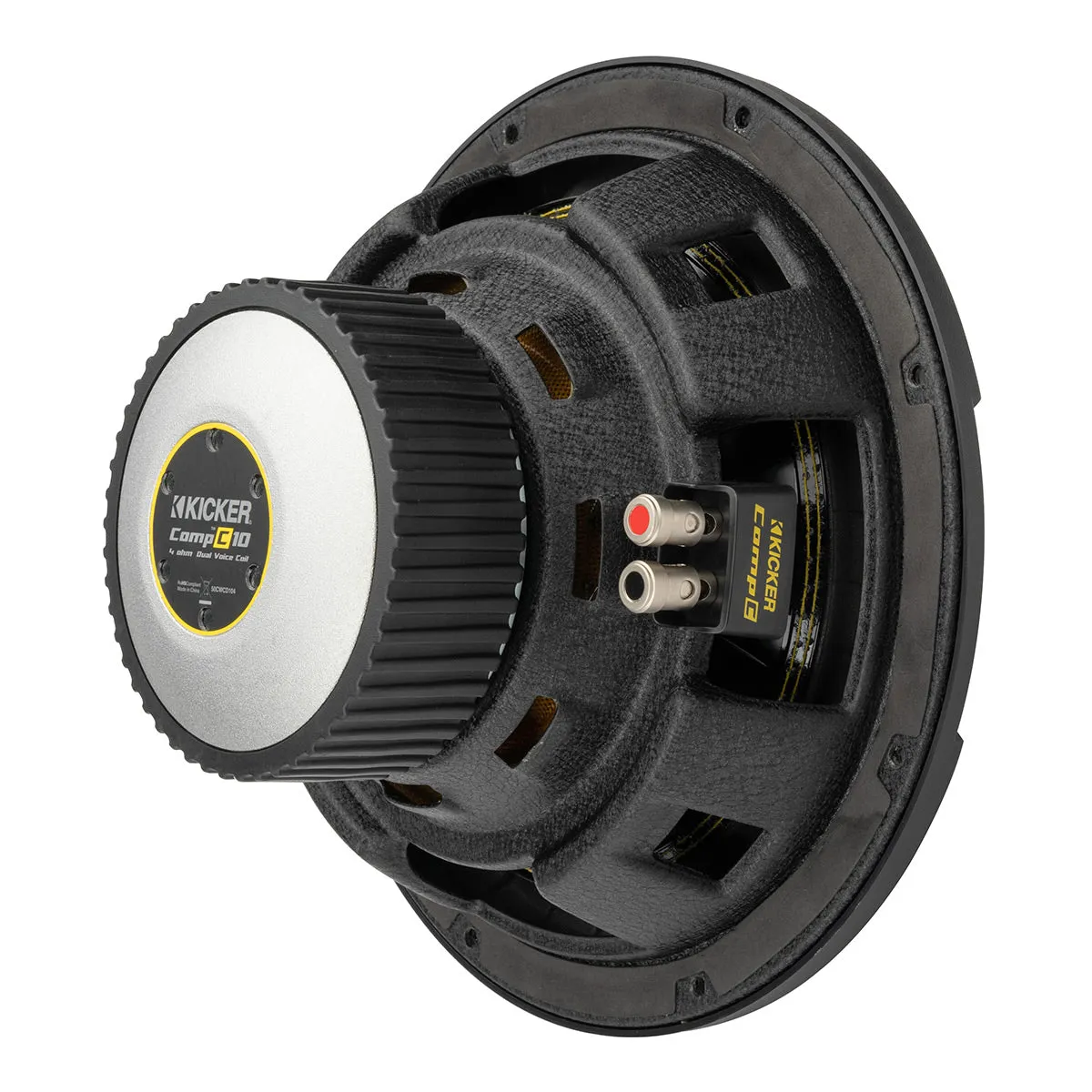 Kicker 50CWCD104 10" 4-Ohm DVC CompC Subwoofer