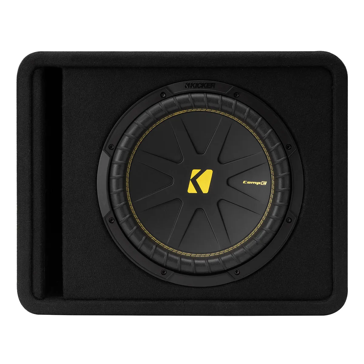 Kicker 50VCWC122 12" 2-Ohm CompC Subwoofer in Vented Enclosure