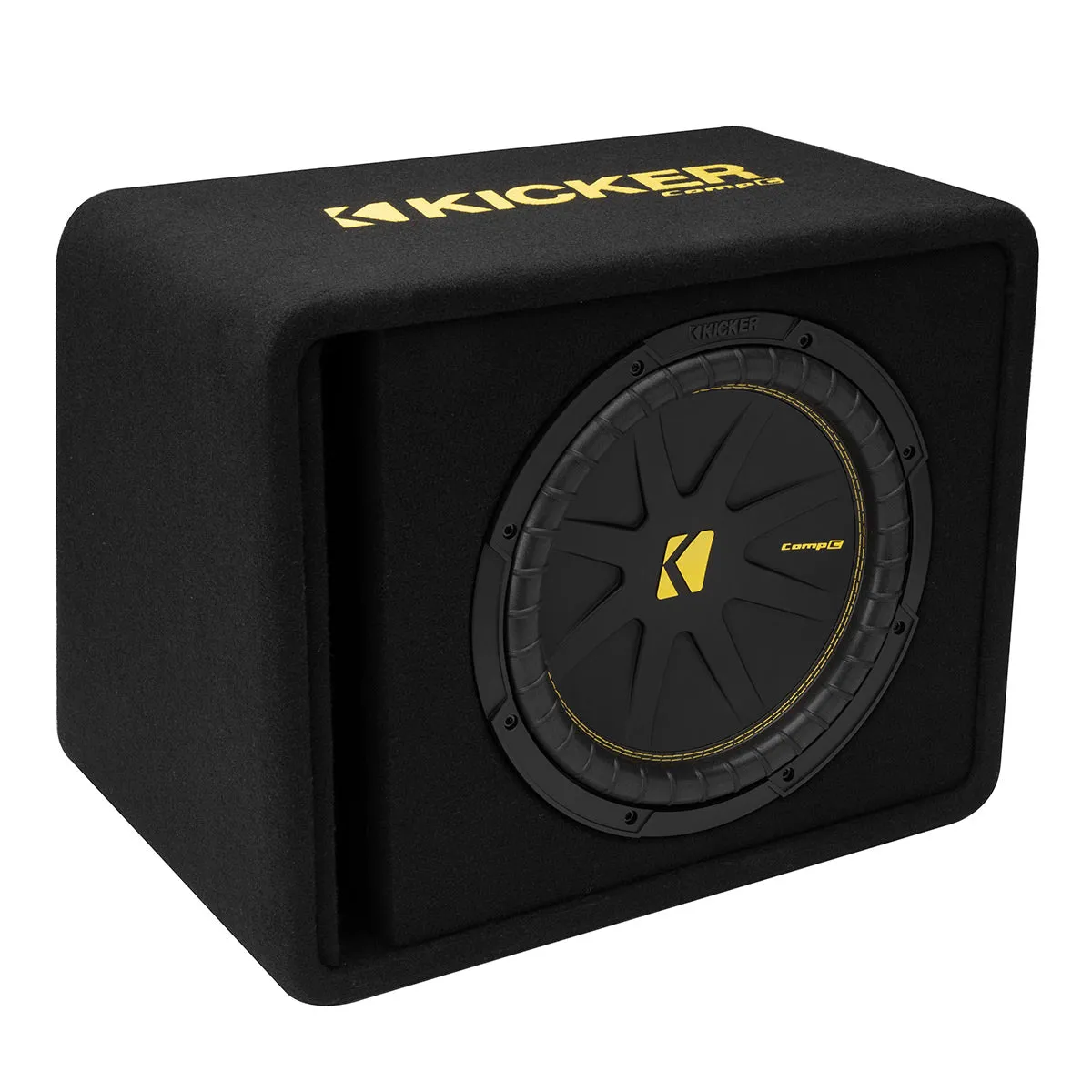 Kicker 50VCWC122 12" 2-Ohm CompC Subwoofer in Vented Enclosure