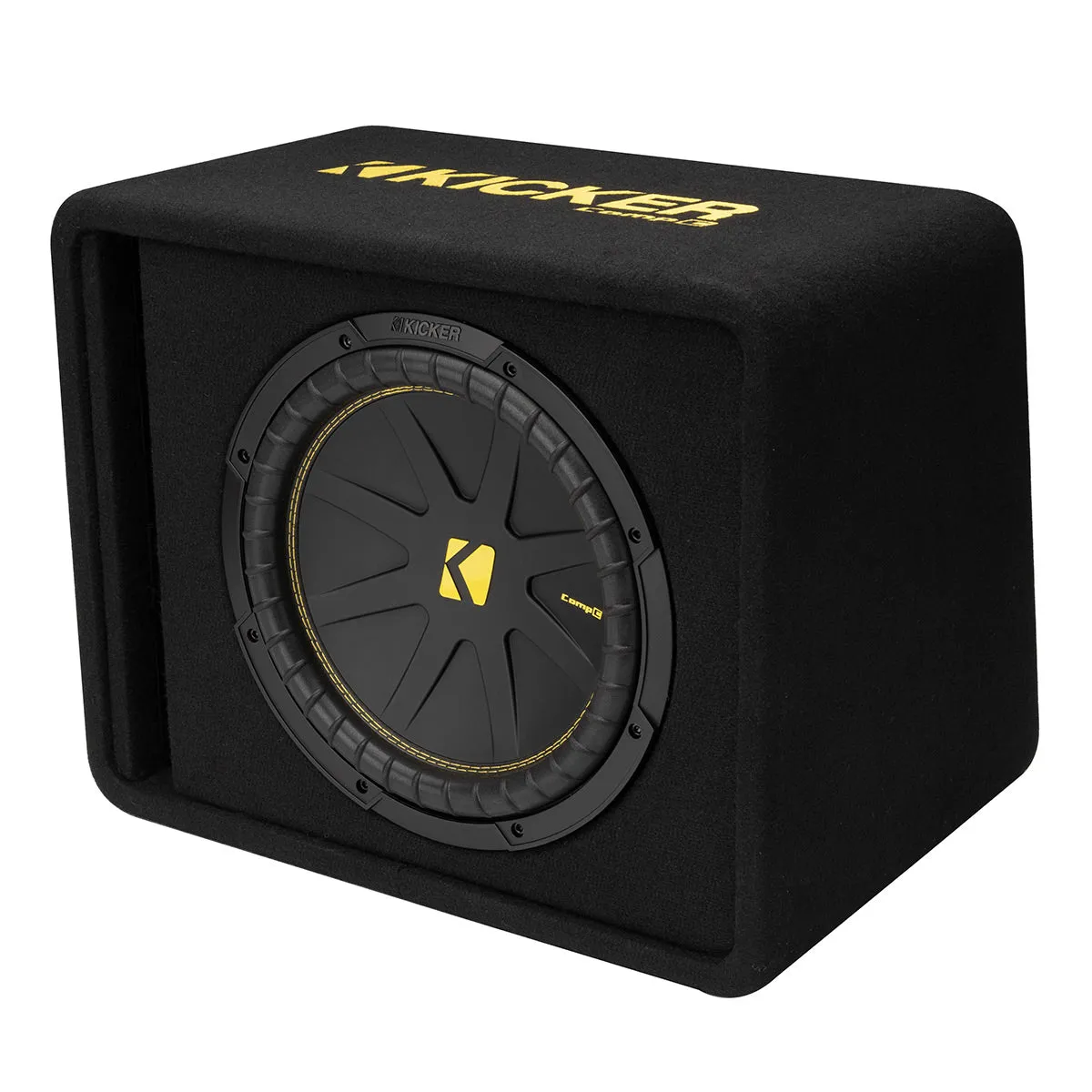 Kicker 50VCWC122 12" 2-Ohm CompC Subwoofer in Vented Enclosure