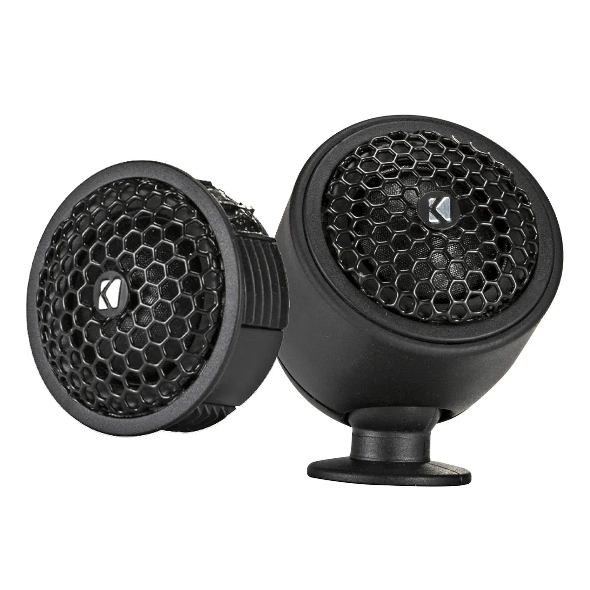 Kicker 51KST2504 1" 4-Ohm Tweeters with Crossovers & Swivel Mount - Pair