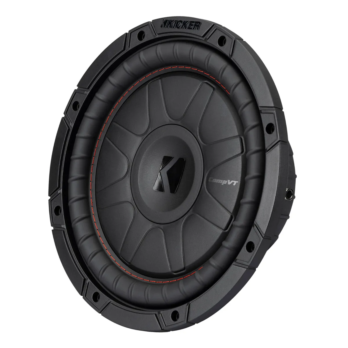 Kicker 52CVT104 10" CompVT Slim 4-Ohm Subwoofer