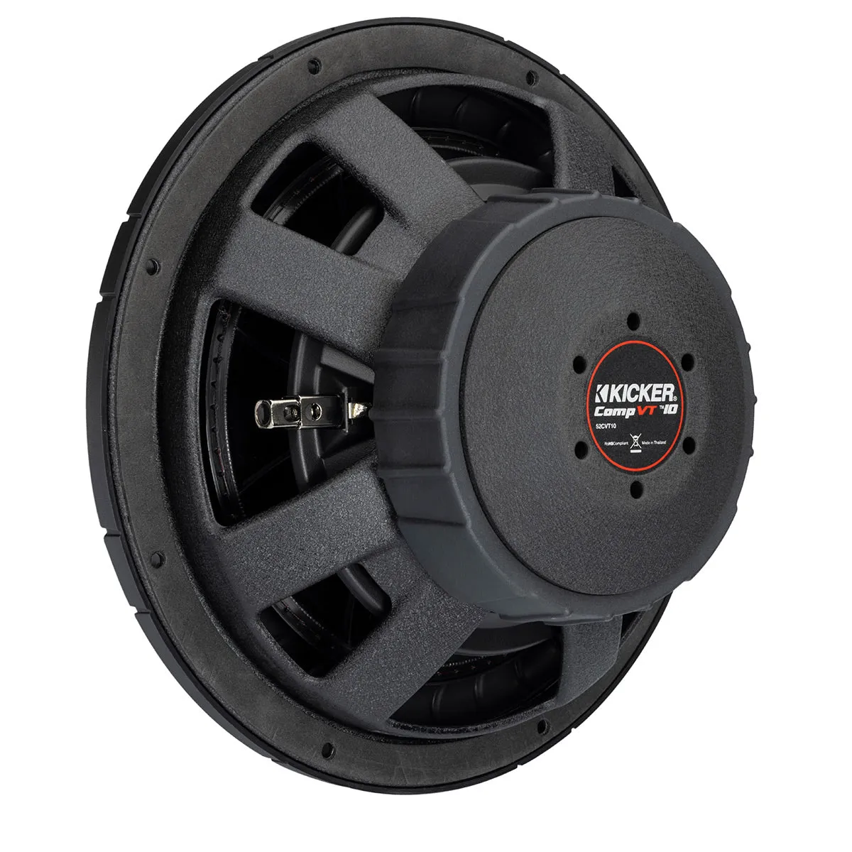 Kicker 52CVT104 10" CompVT Slim 4-Ohm Subwoofer