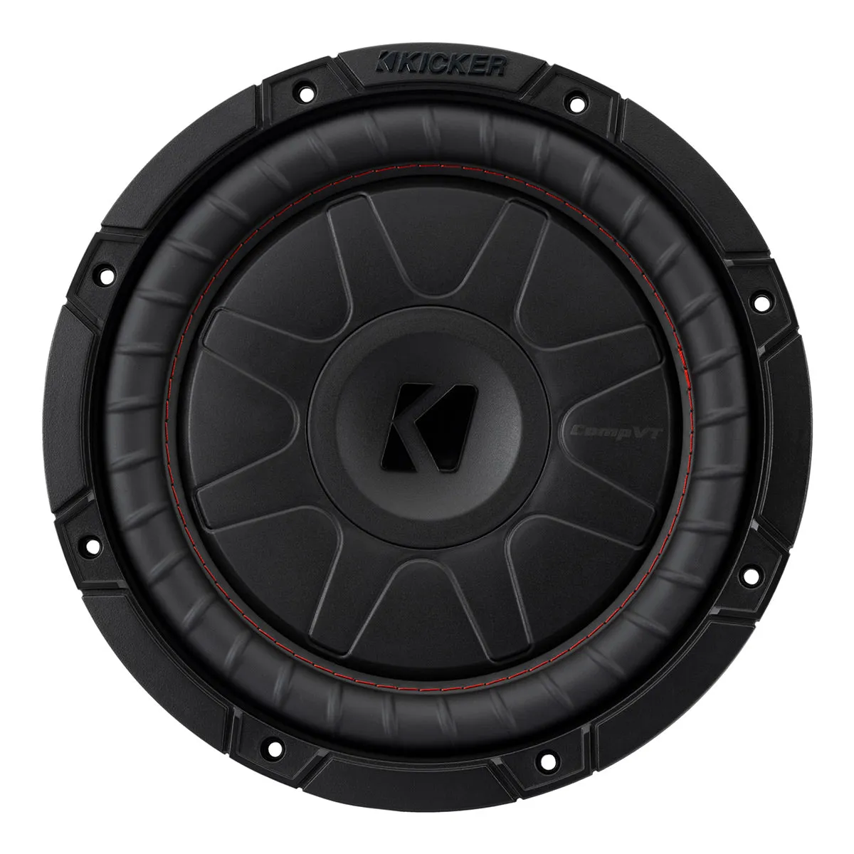 Kicker 52CVT104 10" CompVT Slim 4-Ohm Subwoofer