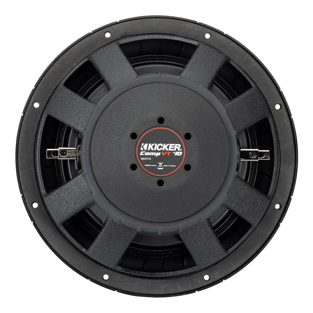 Kicker 52CVT104 10" CompVT Slim 4-Ohm Subwoofer