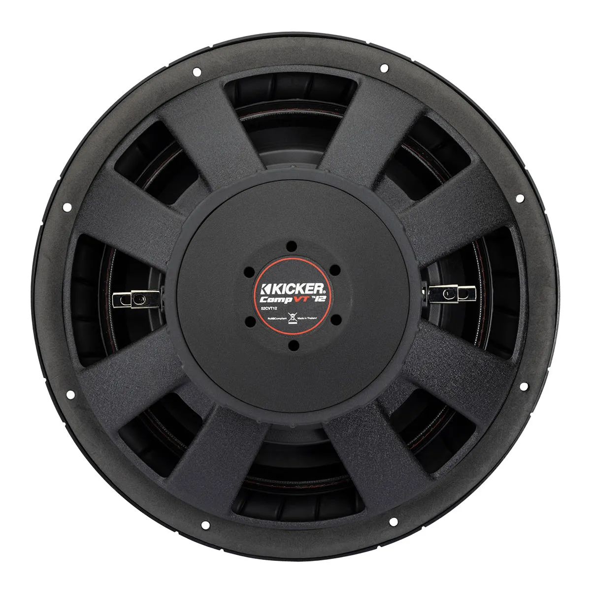 Kicker 52CVT124 12" CompVT Slim 4-Ohm Subwoofer