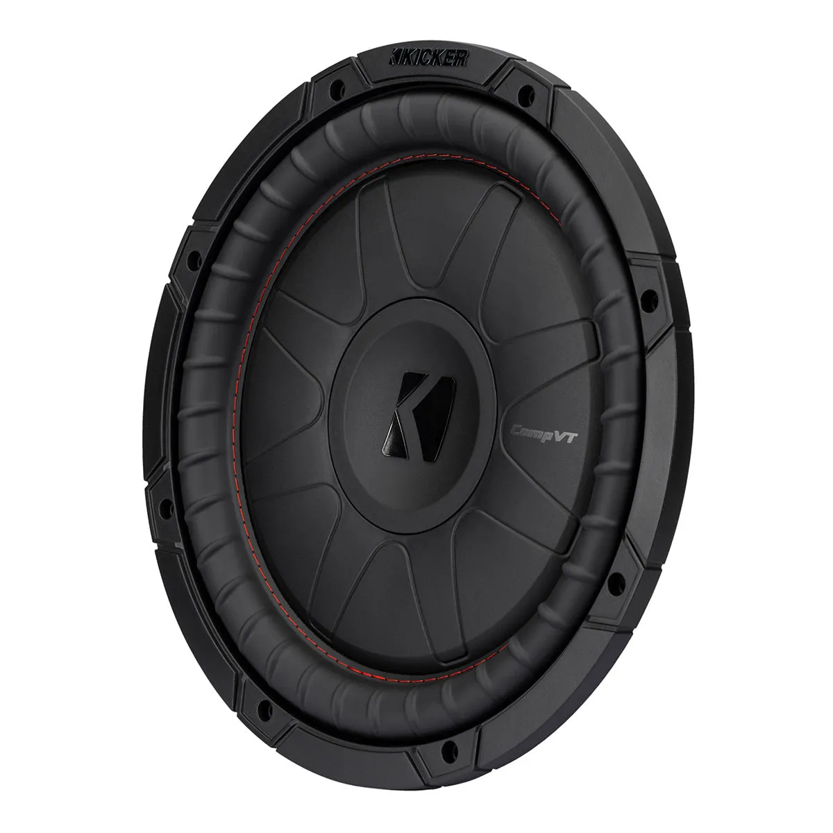 Kicker 52CVT124 12" CompVT Slim 4-Ohm Subwoofer