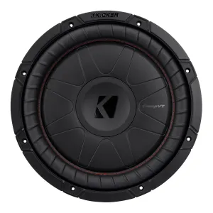 Kicker 52CVT124 12" CompVT Slim 4-Ohm Subwoofer