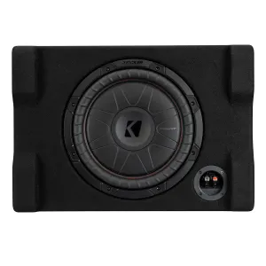 Kicker 52CVTDF122 12" 2-Ohm Subwoofer in Down Firing Enclosure
