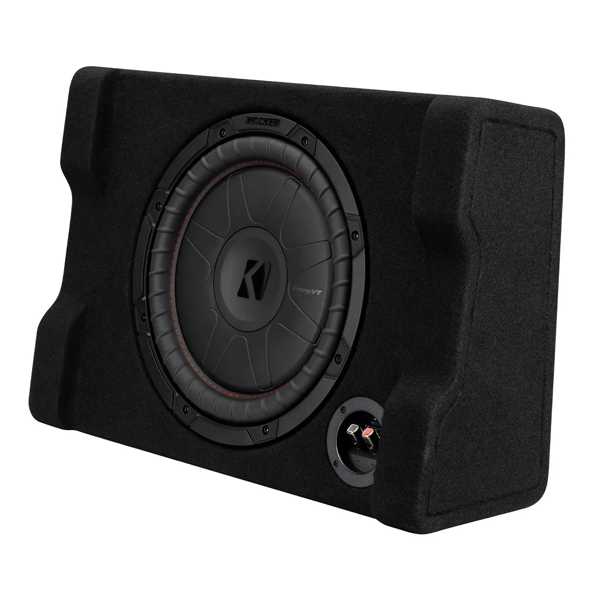 Kicker 52CVTDF122 12" 2-Ohm Subwoofer in Down Firing Enclosure