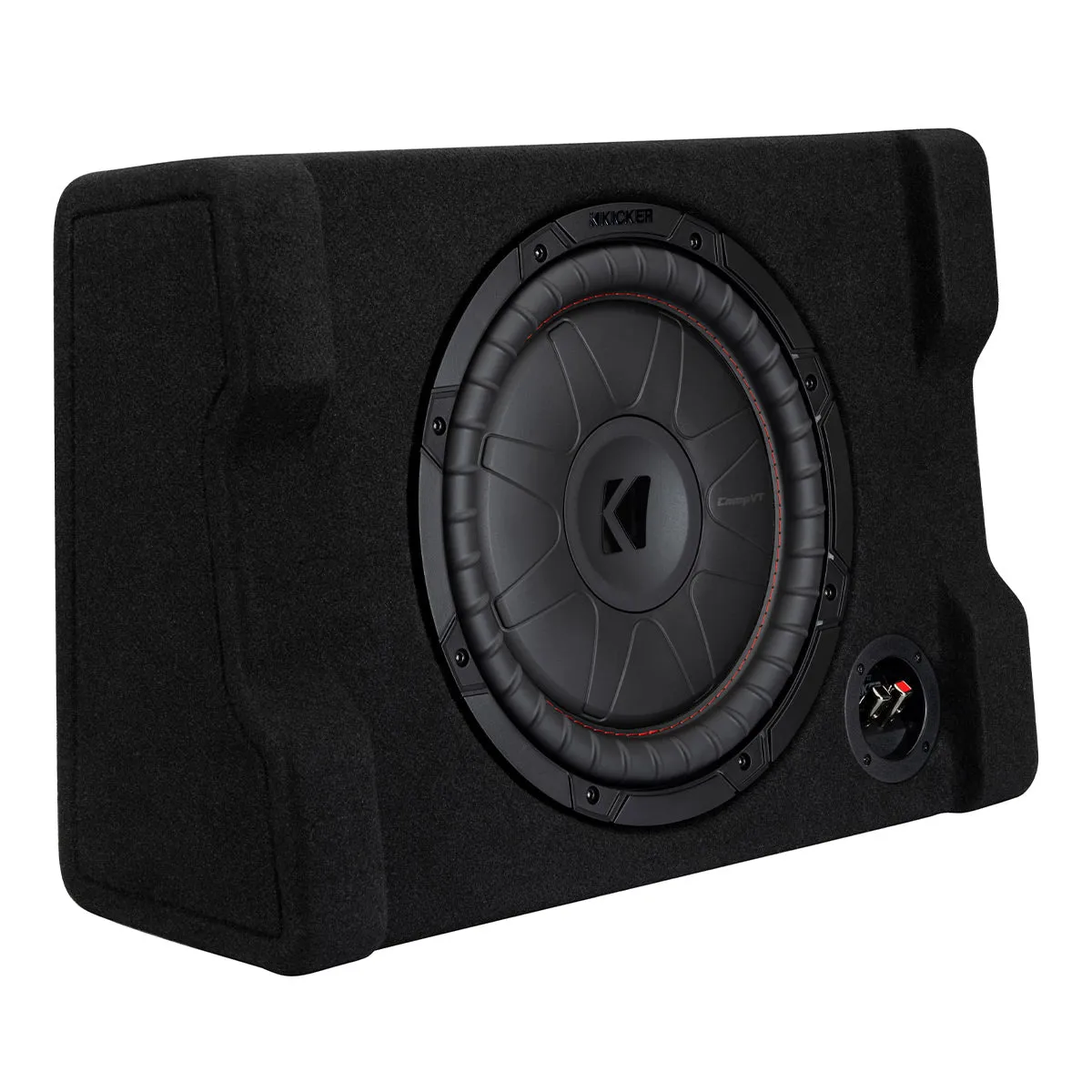 Kicker 52CVTDF122 12" 2-Ohm Subwoofer in Down Firing Enclosure