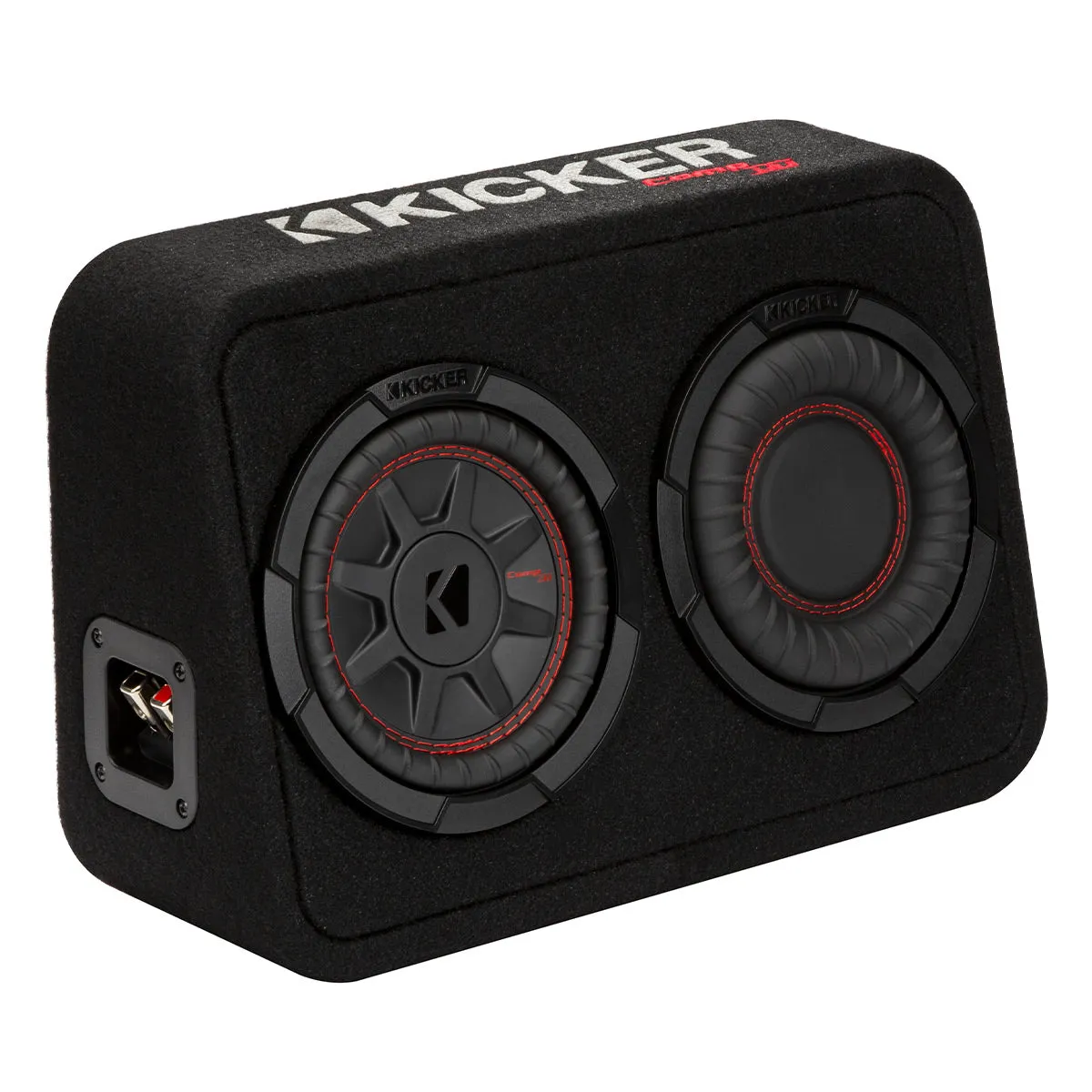 Kicker 6.75" 2-Ohm CompRT Loaded Subwoofer Box