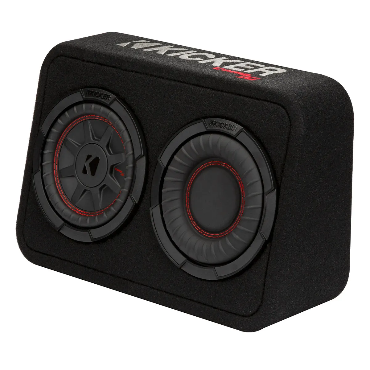 Kicker 6.75" 2-Ohm CompRT Loaded Subwoofer Box